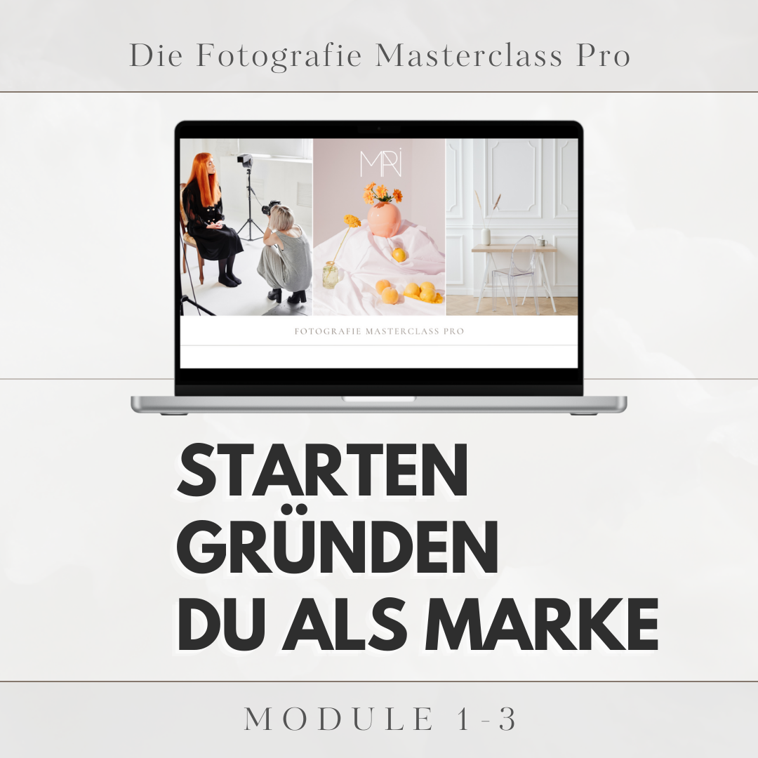 📸 Foto-Masterclass Modul 1-3
