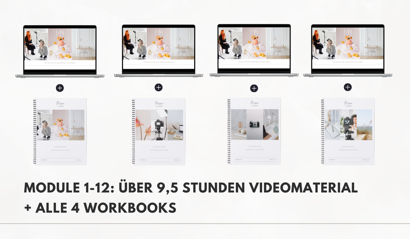 ✨ 📸 Modul 1-12 Foto-Masterclass komplettes Bundle
