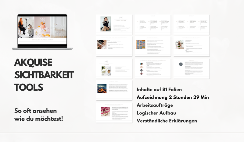 📸 📖 Foto-Masterclass Modul 10-12 Bundle mit Workbook